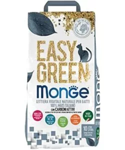 LETTIERA IGIENICA PER GATTI VEGETALE MONGE "EASY GREEN" 10 LITRI
