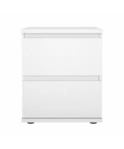 COMODINO 2 CASSETTI "NOVA" BIANCO 40,2X34X48,2 CM