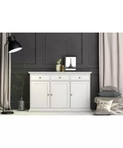 BUFFET "PARIS" CON 3 CASSETTI E 3 ANTE, 143,7X91,7X46,1 CM