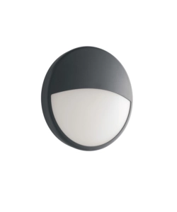 PLAFONIERA LED "EVER" ANTRACITE 1600 LM, Ø 30 CM