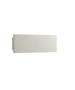 APPLIQUE A LED BIEMISSIONE "PARKER" IN CEMENTO BIANCO, 400LM