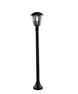 LANTERNA LED "CLOE" NERO GOFFRATO 12W 800LM, Ø19X1000 CM