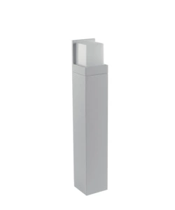PALETTO LED "NISMO" ALLUMINIO BIANCO 560LM, H60 CM