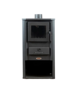 STUFA A LEGNA IGNIP "ATENE" GRIGIO 9 KW