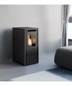 STUFA A PELLET PUNTO FUOCO "THELMA" NERO 8 KW
