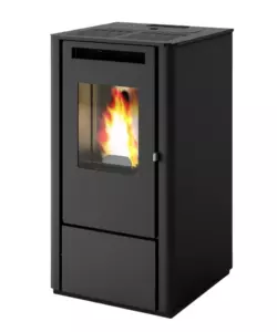 STUFA A PELLET PUNTO FUOCO "THELMA" NERO 8 KW