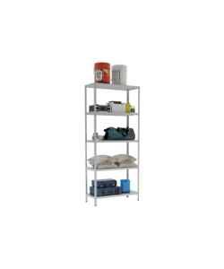 SCAFFALE IN METALLO "MACISTE" AD INCASTRO CON 5 PIANI, 120x60x195 CM PORTATA 260 KG - GRIMA