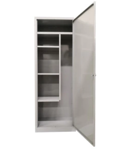 ARMADIO PORTASCOPE IN METALLO GRIMA, 60X40X167 CM
