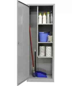 ARMADIO PORTASCOPE IN METALLO GRIMA, 60X40X167 CM