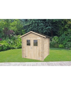 CASETTA IN LEGNO DA GIARDINO ALCE "HOBBY" IN ABETE 198x198x215H CM