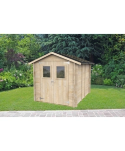 CASETTA IN LEGNO DA GIARDINO ALCE "HOBBY" IN ABETE 198x248x215H CM
