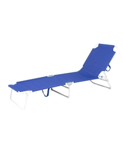 SDRAIO PIEGHEVOLE RECLINABILE EUROGARDEN IN POLIESTERE BLU 188X55X25 CM