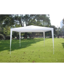 GAZEBO DA ESTERNO EUROGARDEN IN ACCIAIO BIANCO 3X3 M
