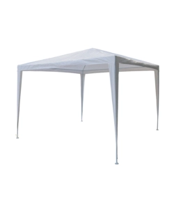 GAZEBO DA ESTERNO EUROGARDEN IN ACCIAIO BIANCO 3X3 M
