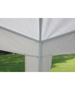 GAZEBO DA ESTERNO EUROGARDEN IN ACCIAIO BIANCO 3X3 M