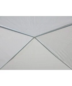 GAZEBO DA ESTERNO EUROGARDEN IN ACCIAIO BIANCO 3X3 M