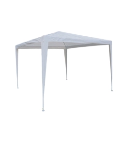 GAZEBO DA ESTERNO EUROGARDEN IN ACCIAIO BIANCO 3X3 M
