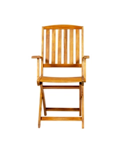 SEDIA DA ESTERNO PIEGHEVOLE CON BRACCIOLI  EUROGARDEN "NAVIS" IN LEGNO DI ACACIA 56X53,5X96 CM