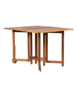 SET DA GIARDINO PIEGHEVOLE EUROGARDEN "VITTORIA" IN LEGNO DI ACACIA 4 SEDUTE E TAVOLO