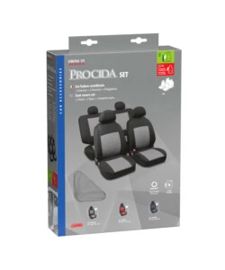 SET FODERE COORDINATE AUTO LAMPA "PROCIDA" NERO