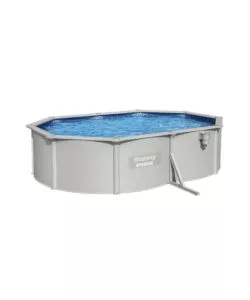 PISCINA FUORI TERRA ROTONDA BESTWAY "HYDRUM" 500X360X120 CM CON POMPA FILTRO A SABBIA COPERTURA, TAPPETINO BASE, SKIMMER, SCALETTA E DISPENSER CHEMCONNECT - COD. 56586