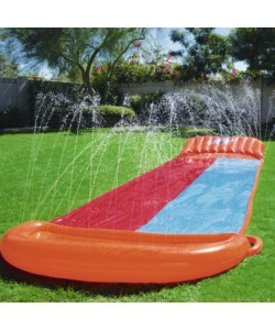 SCIVOLO GONFIABILE DOPPIO CON SPRUZZI BESTWAY "H2O GO" 488 CM