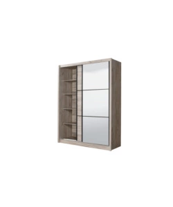 ARMADIO "MADRID" 2 ANTE SCORREVOLI CON SPECCHIO, 166X60X215 CM