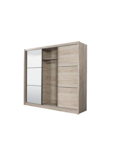 ARMADIO "MADRID" 3 ANTE SCORREVOLI CON SPECCHIO, 242X60X215 CM