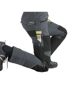KAPRIOL PANTALONE DA LAVORO "DYNAMIC PIASTRELLISTA GRGIO/NERO, TG XXL