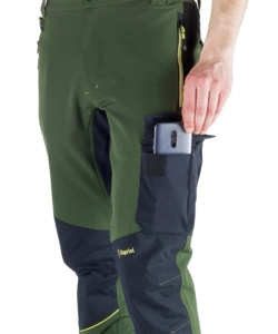 PANTALONI DA LAVORO DYNAMIC GIARDINIERE VERDE/NERO, TG L - KAPRIOL