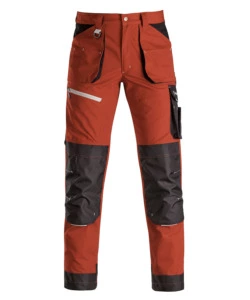 KAPRIOL PANTALONE DA LAVORO "DYNAMIC" ARTIGIANO RUGGINE/NERO, TG XL