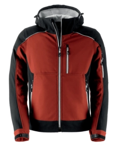 KAPRIOL GIACCA DA LAVORO "DYNAMIC" SOFTSHELL RUGGINE/NERO TG XXXL