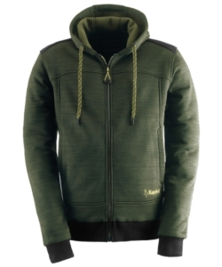 FELPA DA LAVORO "SLICK" CON CAPPUCCIO VERDE, TG XXXL - KAPRIOL