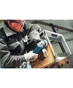 SMERIGLIATRICE ANGOLARE GWS7-115E 115MM 720W CON REGOLAZIONE NUMERO DI GIRI PROFESSIONALE BOSCH BLU