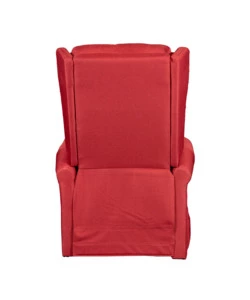POLTRONA CON RECLINER ELETTRICO BELLAHOME "BERG" TESSUTO BORDEAUX, 72,5X94X109 CM