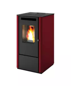 STUFA A PELLET PUNTO FUOCO "THELMA" BORDEAUX 8 KW