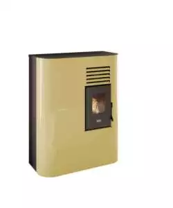STUFA A PELLET SLIM PUNTO FUOCO "IDA" AVORIO 4,0  KW