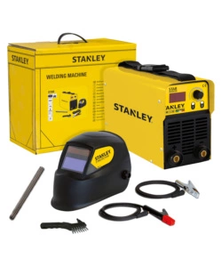 SALDATRICE INVERTER MMA AD ELETTRODO 130A STANLEY "STAR 3200" CON ACCESSORI E MASCHERA PROFESSIONALE