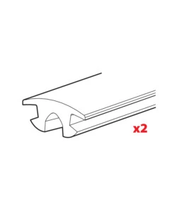 SET 2 GOMME SUPERIORI - L = 140 CM  N99993