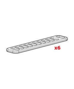 SET 6 CINGHIETTI IN GOMMA  N99982