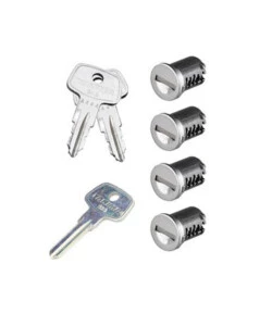 LUCCHETTO E CHIAVE UNIVERSALE SKS LOCK CORE 4 PZ  Y8007204
