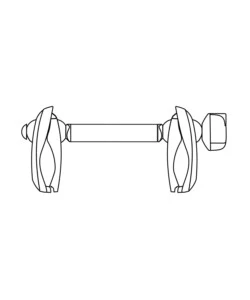 BRACCETTO FERMA TELAIO DA BICI A BICI PER PORTABICI JUSTCLICK E FOLDCLICK  YCK609
