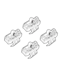 KIT ATTACCHI PER BARRE AUTO PORTATUTTO PEUGEOT 208 5P 19>  N21234