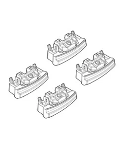 KIT ATTACCHI PER BARRE AUTO PORTATUTTO BMW SERIE 3 4P 18>  N21230