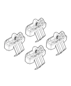 KIT ATTACCHI PER BARRE AUTO PORTATUTTO FORD MONDEO 5P 14>  N21223