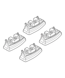 KIT ATTACCHI PER BARRE AUTO PORTATUTTO MERCEDES CLASSE A 12>18, 18>  N21221