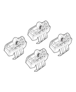 KIT ATTACCHI PER BARRE AUTO PORTATUTTO AUDI Q2 16>  N21218