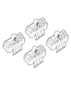 KIT ATTACCHI PER BARRE AUTO PORTATUTTO HONDA CIVIC 4/5P 17>  N21217