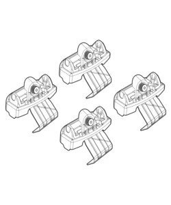 KIT ATTACCHI PER BARRE AUTO PORTATUTTO VOLVO S60 16>  N21216