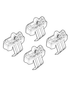 KIT ATTACCHI PER BARRE AUTO PORTATUTTO VW POLO 5P 17>  N21214